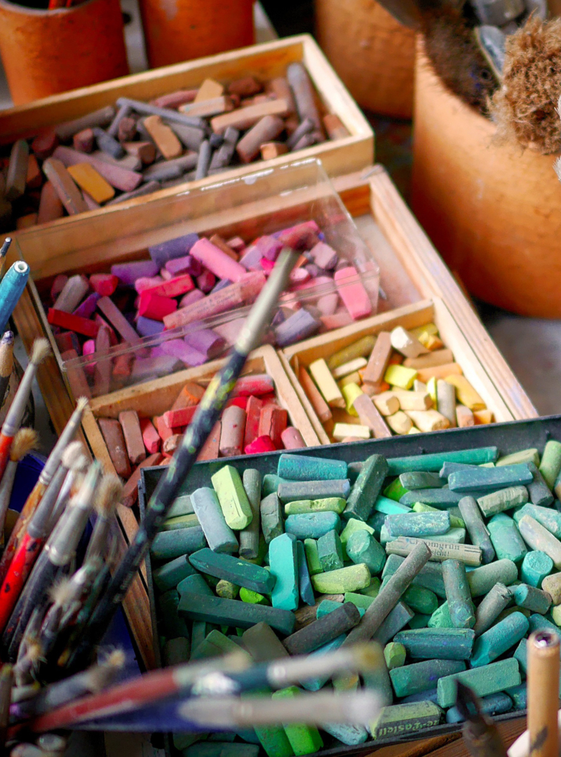 pastels secs