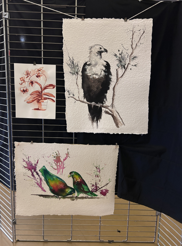 Notre exposition d'arts plastiques de fin d'année 2025 expo arts plastiques le barp 4